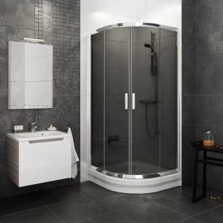 Душевой уголок Ravak Blix BLCP4-90 3B270C00ZG блестящий грейп